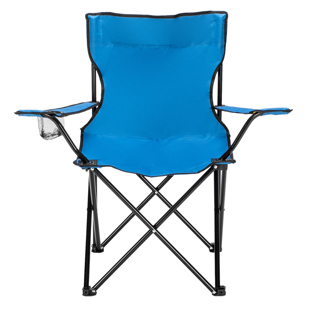 Blue Camping Chair - Foldable & Portable Outdoor Seat