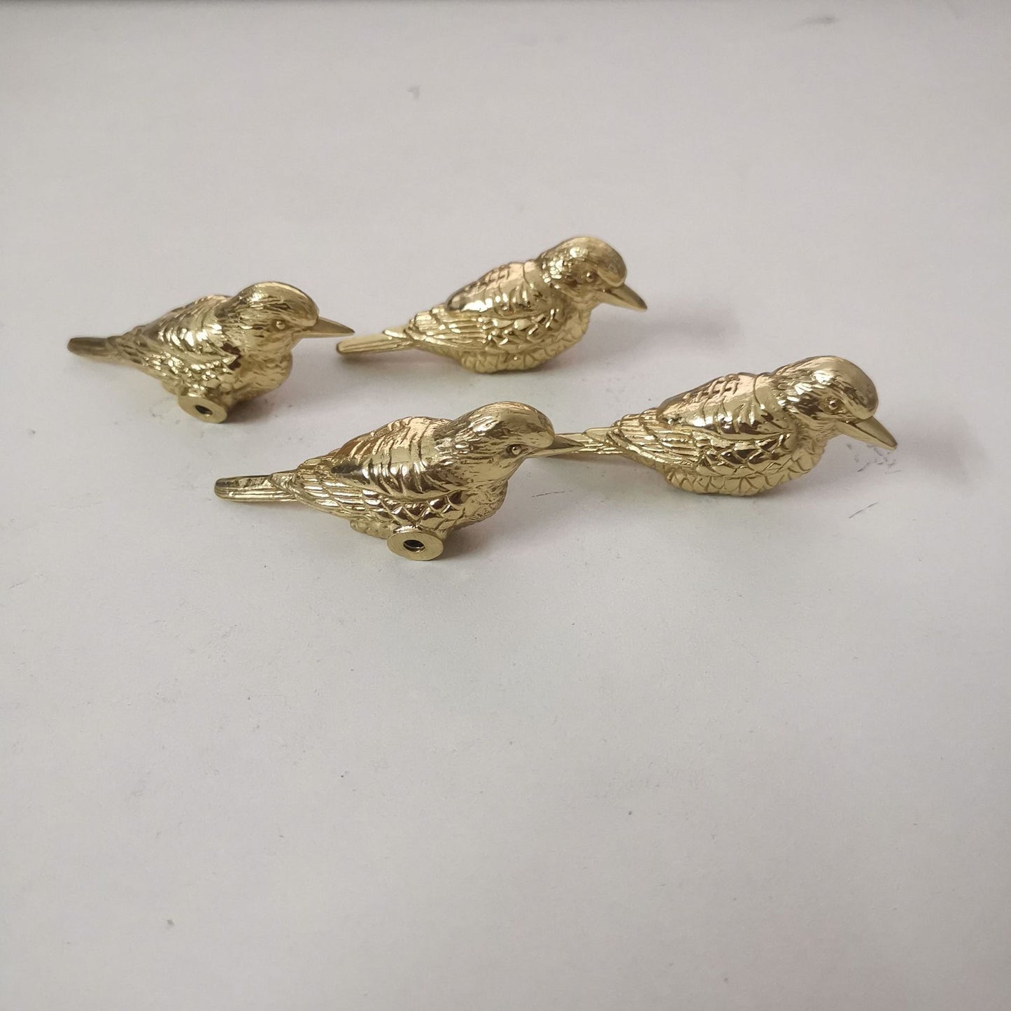 Decorative Brass Bird Furniture Handle for Cabinets & Wardrobes