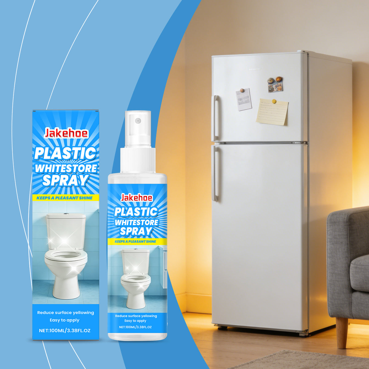 Kitchen Storage Spray - Plastic Yellowing & Spray 100ml Box