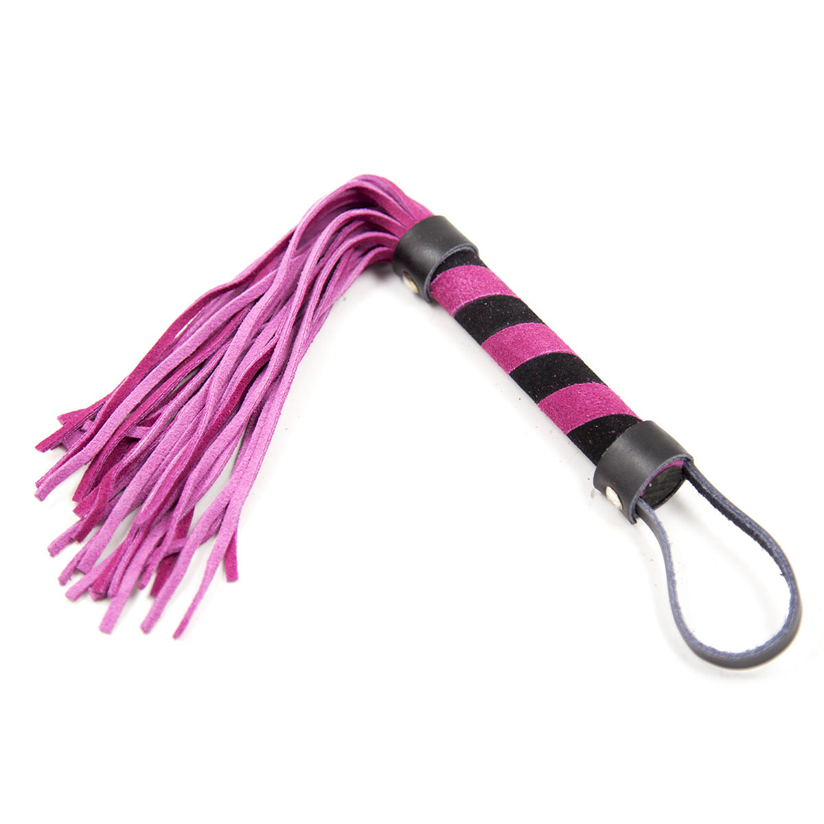 Leather Short Whip for Training and Couple Play - Small Genuine Leather BDSM Toy