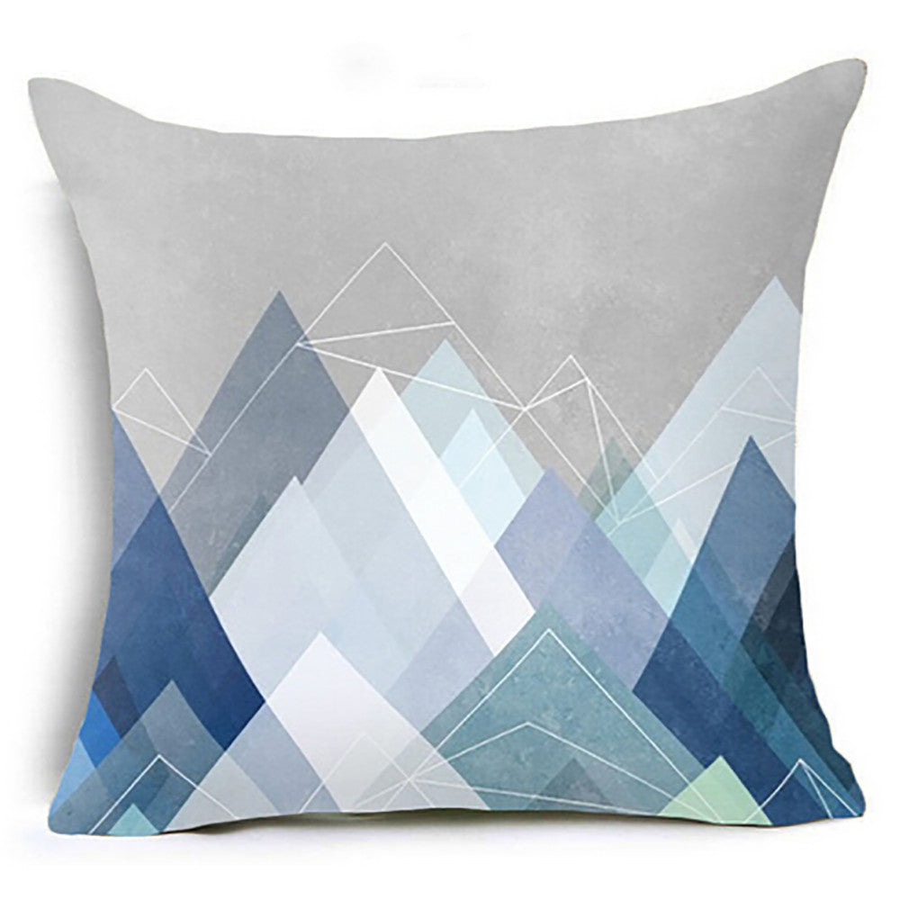 Modern Minimalist Living Room Pillowcase Set - Geometric Design, 45x45cm
