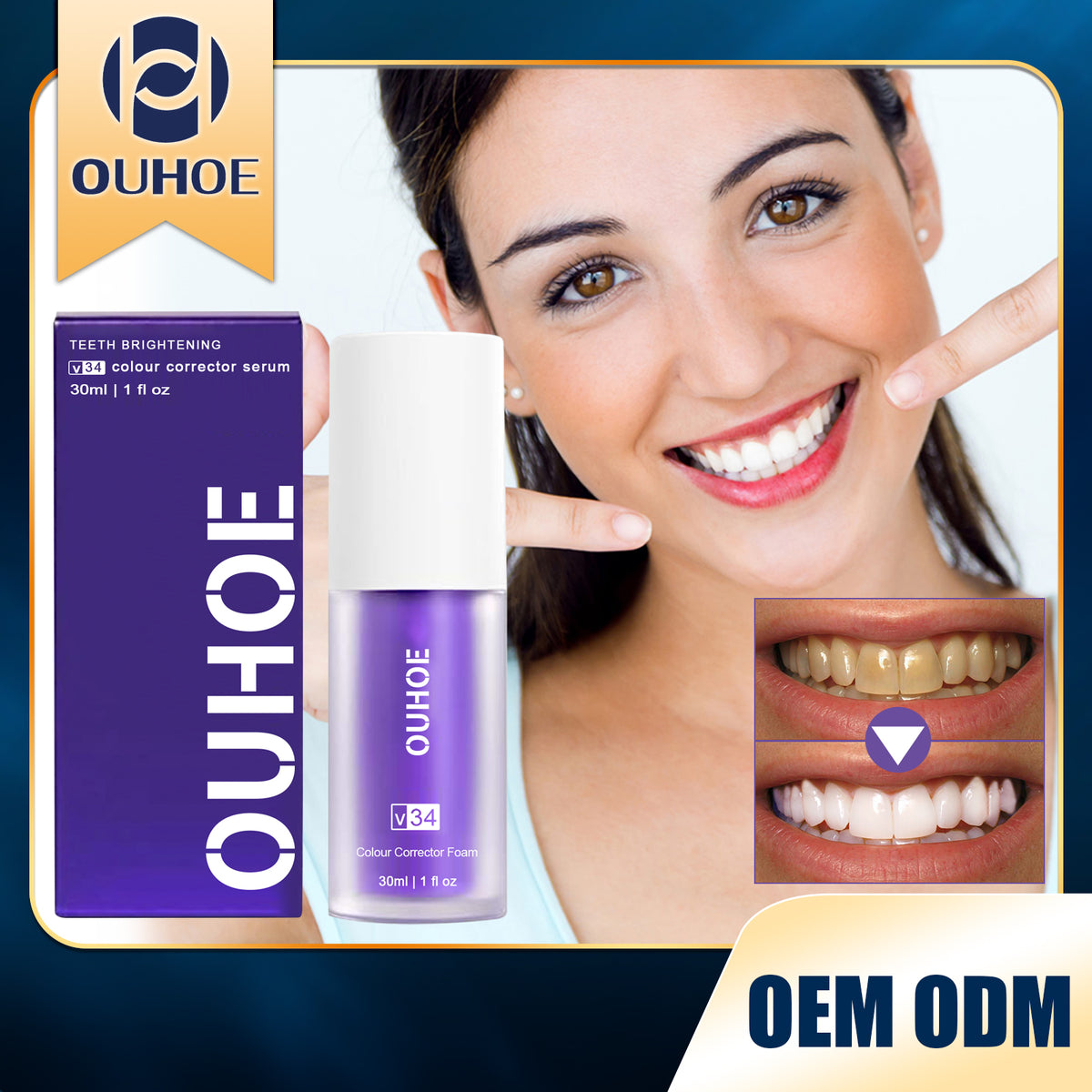Brightening Tooth Serum 30ml - Dental Whitening Treatment