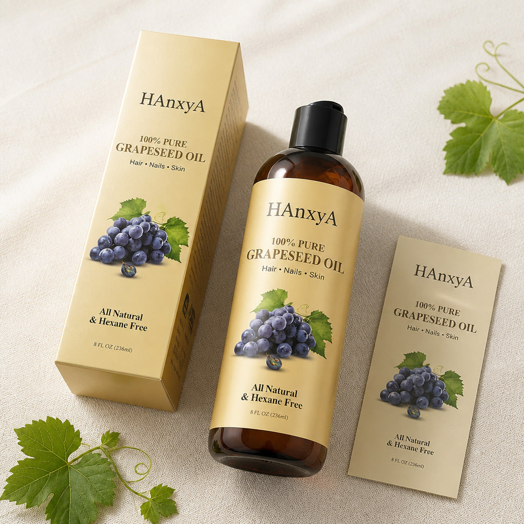 Grape Seed Hair Oil - Massage & Hair Care Essential Oil 236ml