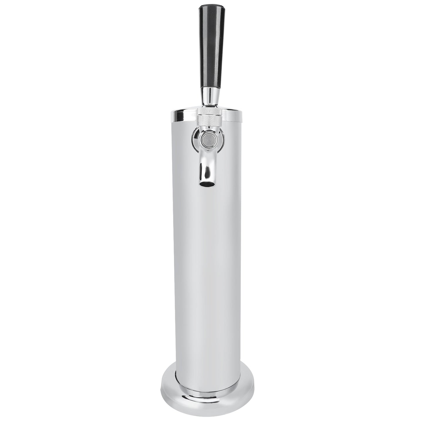 Stainless Steel Beer Tap Tower with Single Faucet Dispenser