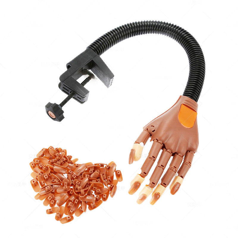Nail Art Practice Prosthetic Hand