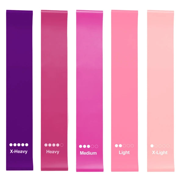 Loop Resistance Bands Set - 5 Resistance Levels for Full Body Workout