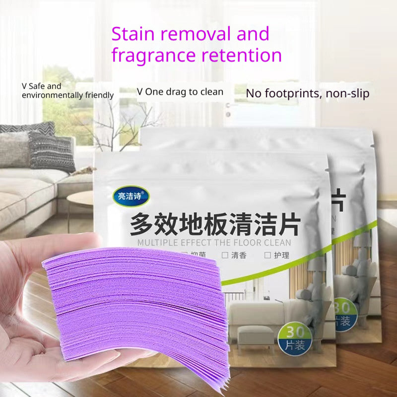 Multi-Effect Floor Cleaning Tablets - Dirt Removal & Fragrance, 30 Pack