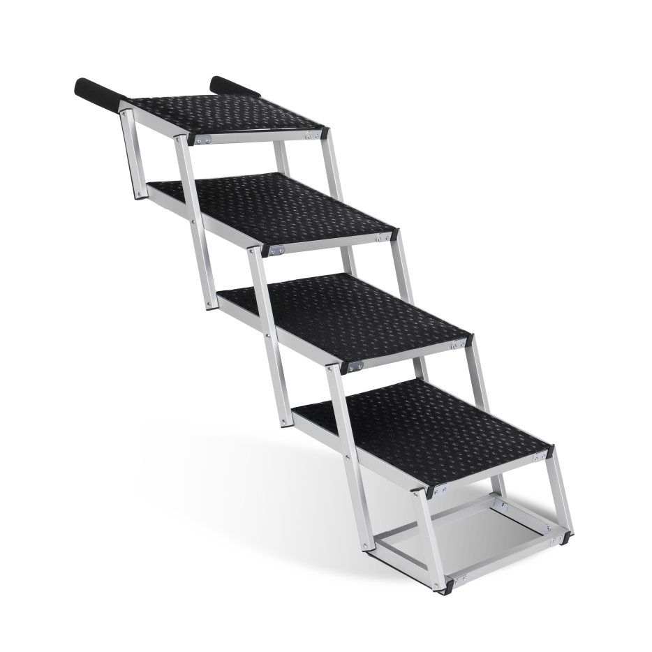 Foldable Dog Ramp for Cars SUV Truck Large Dogs Non-Slip Lightweight Supports 250lbs
