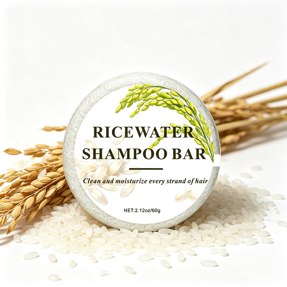 Rice Shampoo Bar 60g - Gentle Hair & Body Care