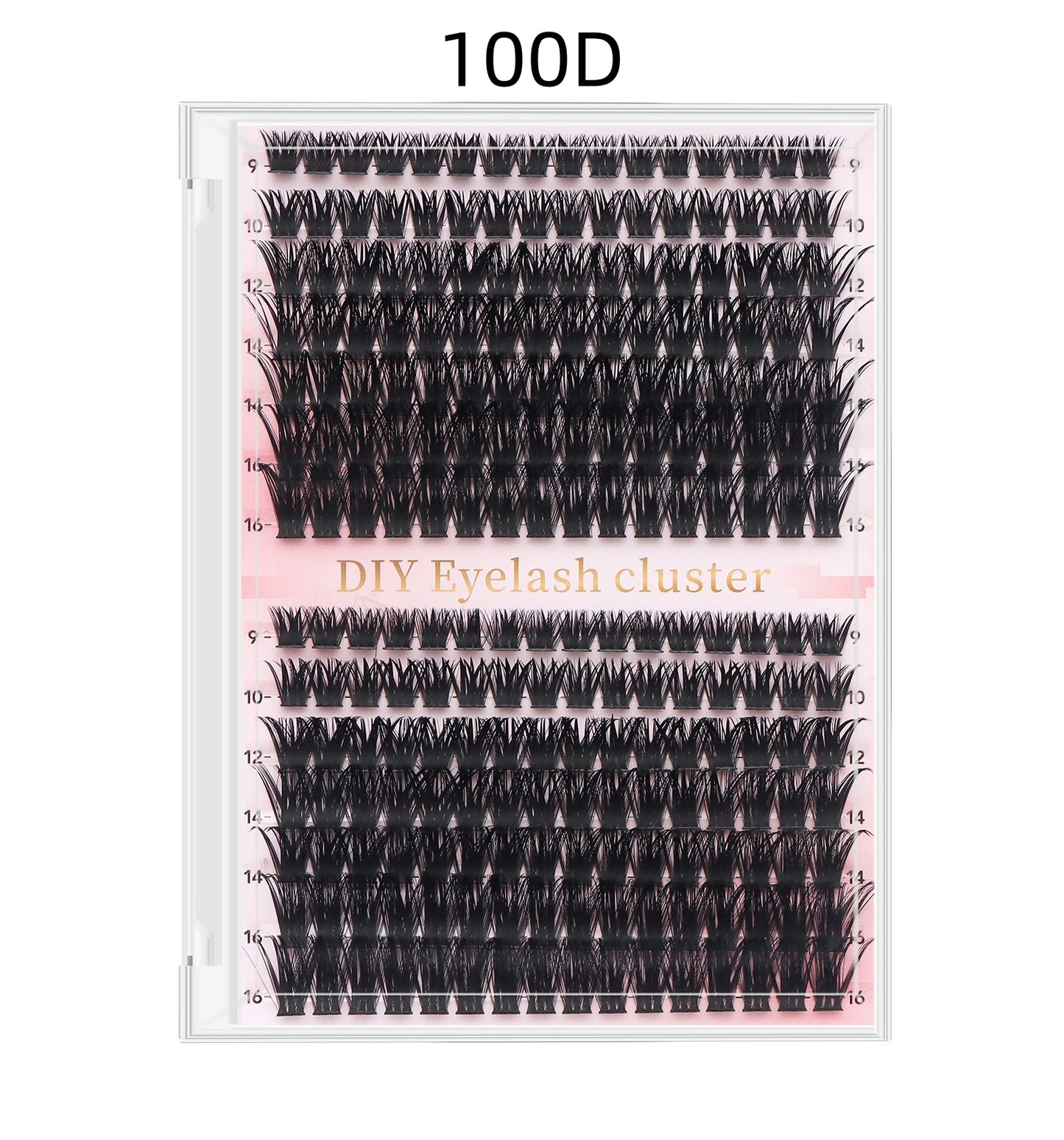 DIY Lash Extension Kit - 280pcs Individual D Curl Cluster Eyelashes
