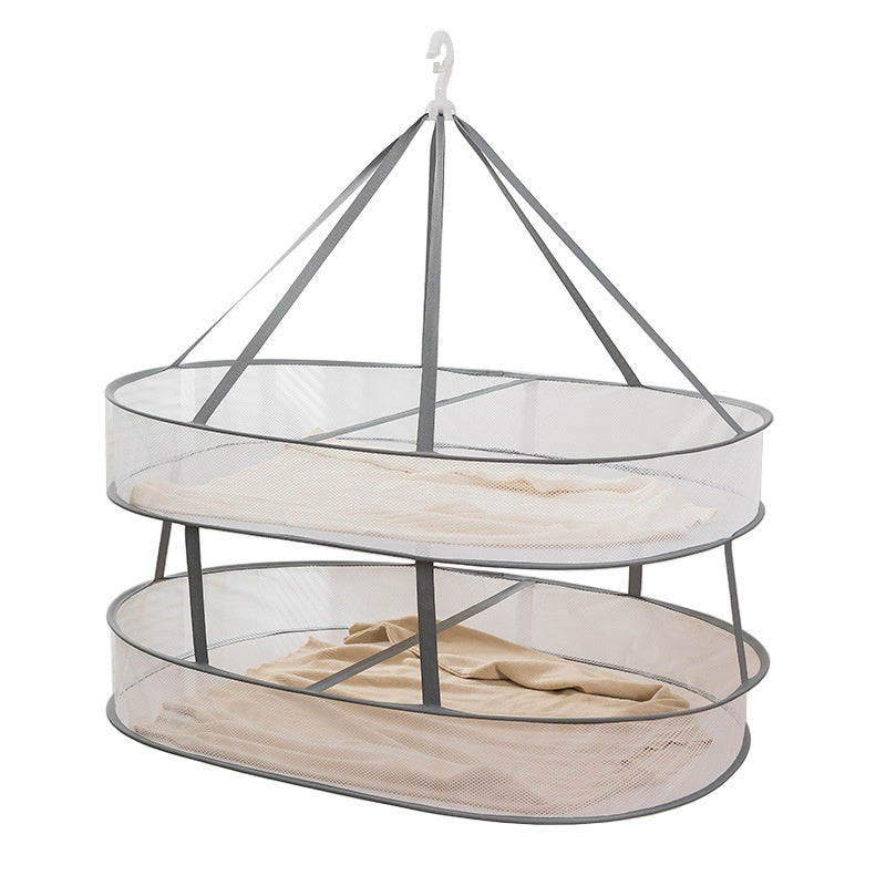 Foldable Large Flat Sweater Storage Basket Anti-Deformation Clothes Organizer