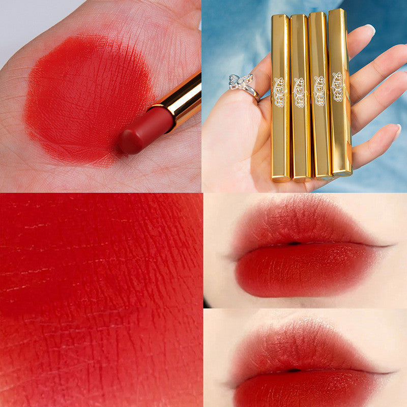 Moisturizing Lipstick - Lightweight, Long-Lasting Lip Color for Student Makeup