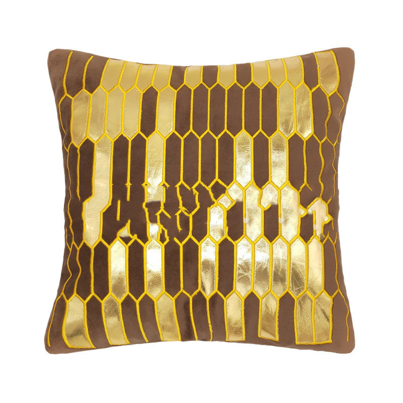 Office Sofa Pillow Cover Velvet Cushion Cover 45x45cm Light Luxury