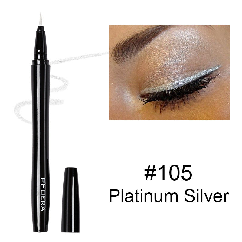 Long-Lasting Liquid Eyeliner - Precision Waterproof Eye Makeup