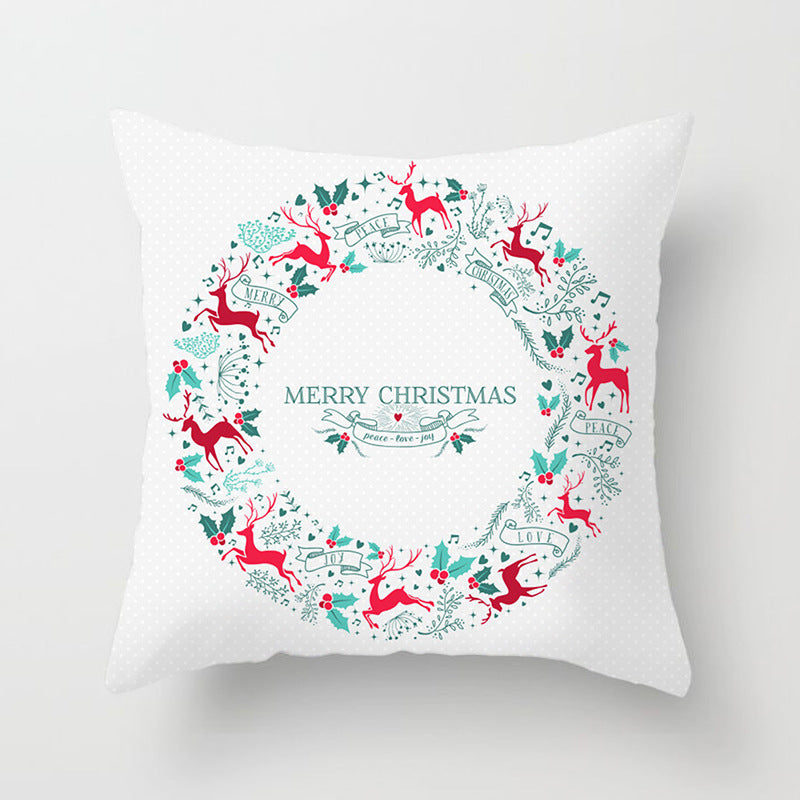 Christmas Pillow Cover - Modern Minimalist Sofa Cushion Case 45x45cm