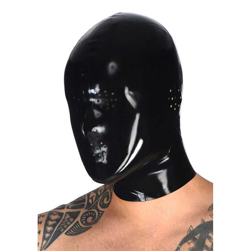 Fully Enclosed Leather Headgear for Master Slave Training - Multiple Sizes
