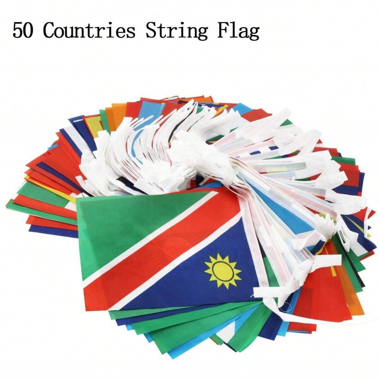 Countries String Flag - Multi-Color Cloth Decoration