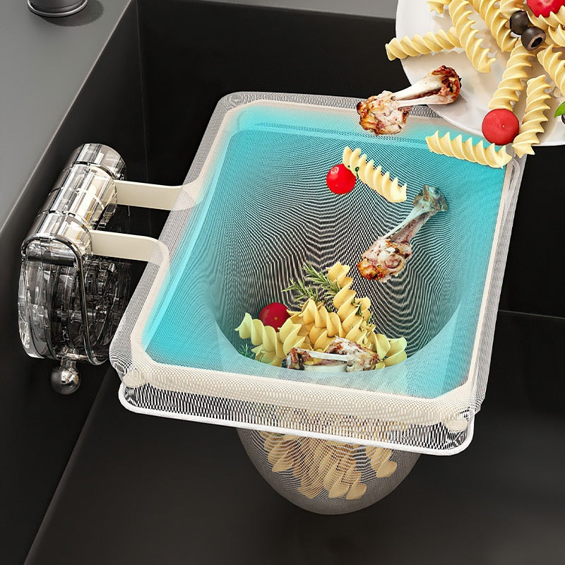 Multifunctional Sink Strainer Rack with Suction Cups - Kitchen Storage Organizer