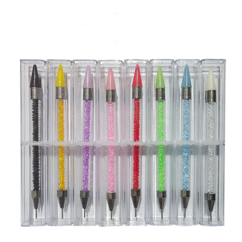 Double-Headed Nail Embossing Silicone Pen for Nail Art Tools