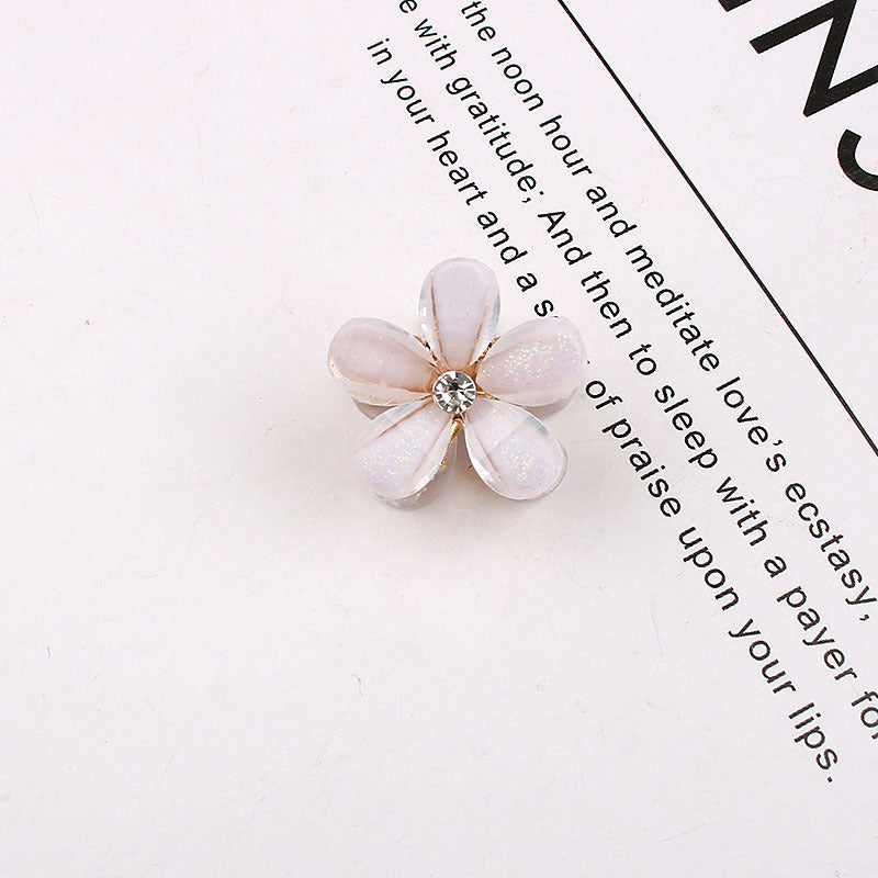 Mini Flower Hair Accessories Set for Women - Colorful Hair Pins & Clips