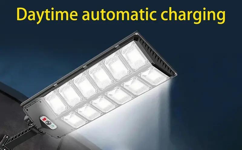 Solar Street Light 360 LED Ultra-Bright Outdoor Garden Lighting - Daylight Mode