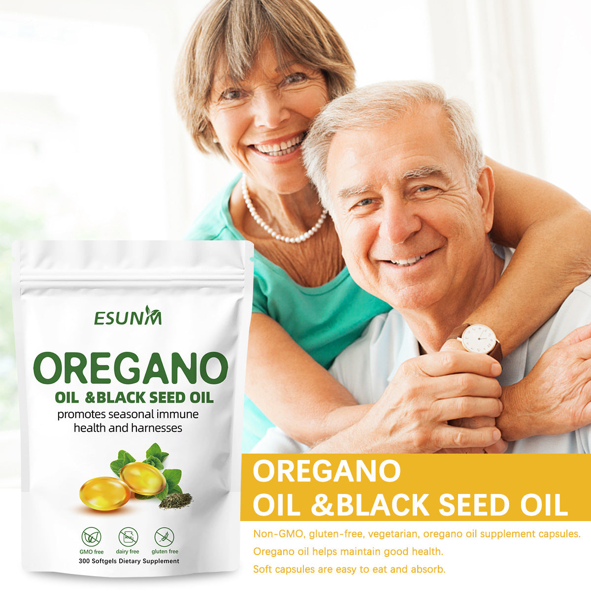 Oregano Oil Soft Capsules - 300 Tablets