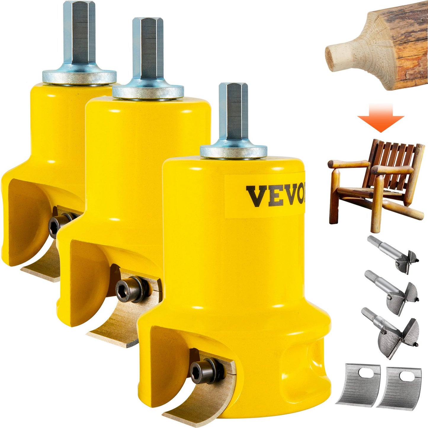 Log Furniture Tenon Cutter Kit - 1