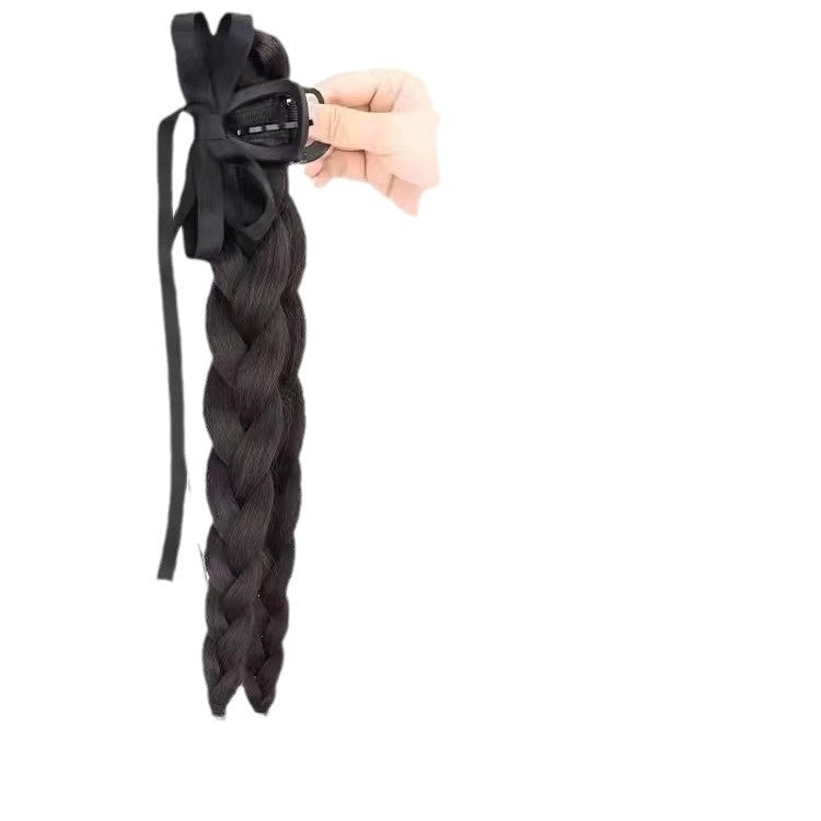 Fishbone Twist Braid Ribbon Hair Clip