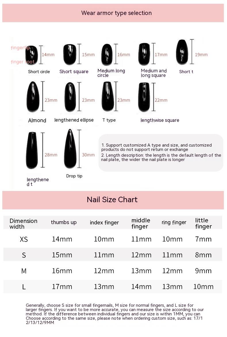 Hand-Worn Armor Nail Stickers Nail Art Patch for Nail Decoration