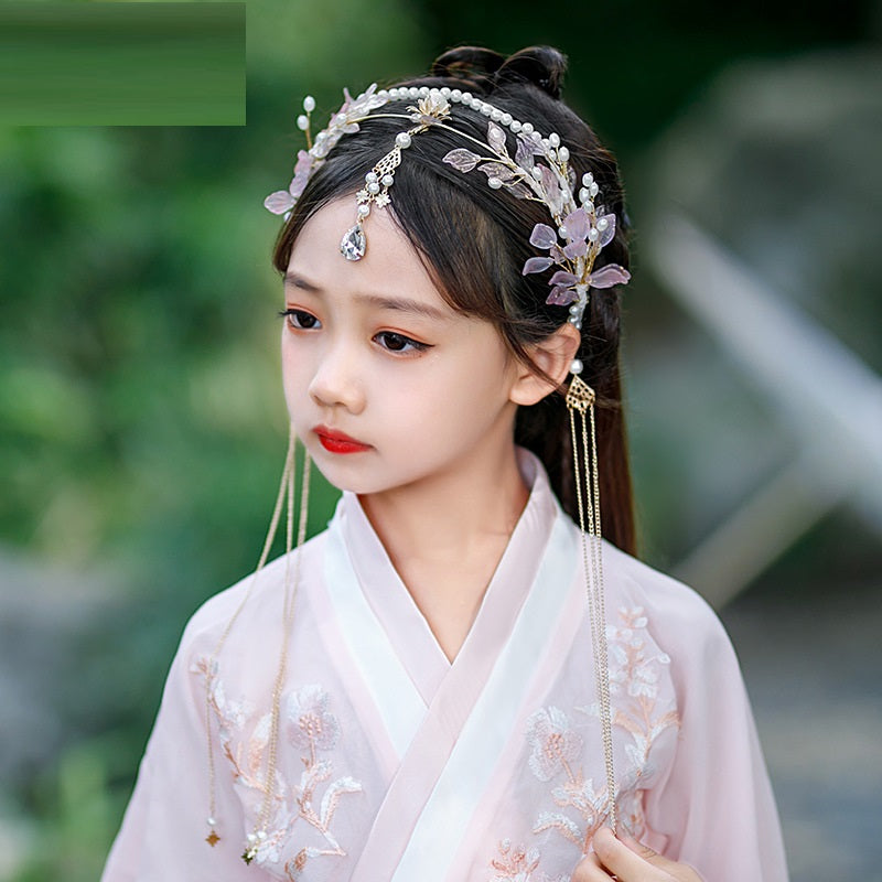 Children's Antique Hanfu Forehead Hairband