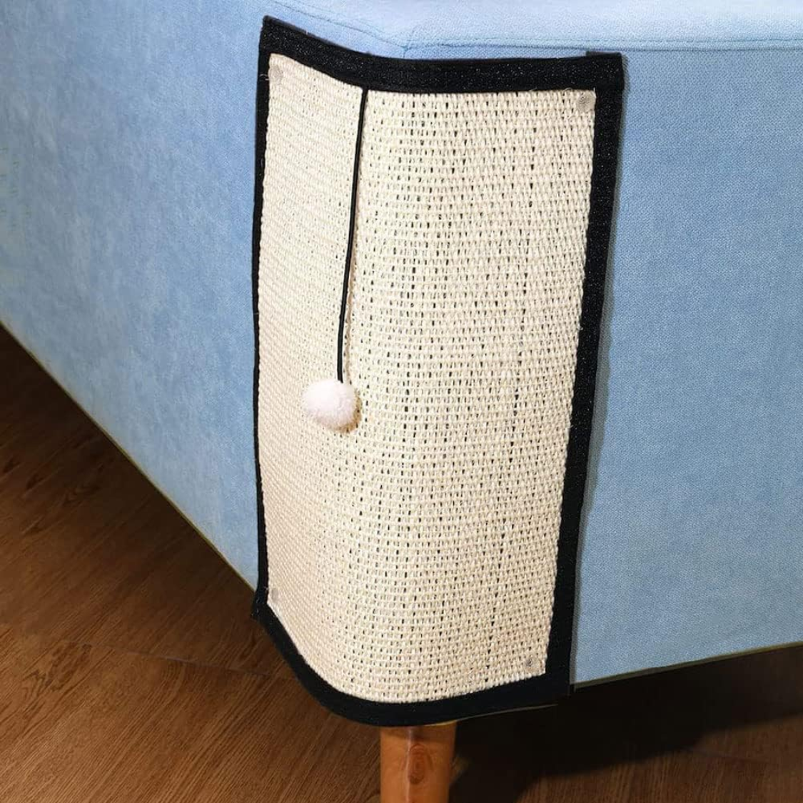 Cat Scratch Pad Natural Sisal Furniture Protector - White