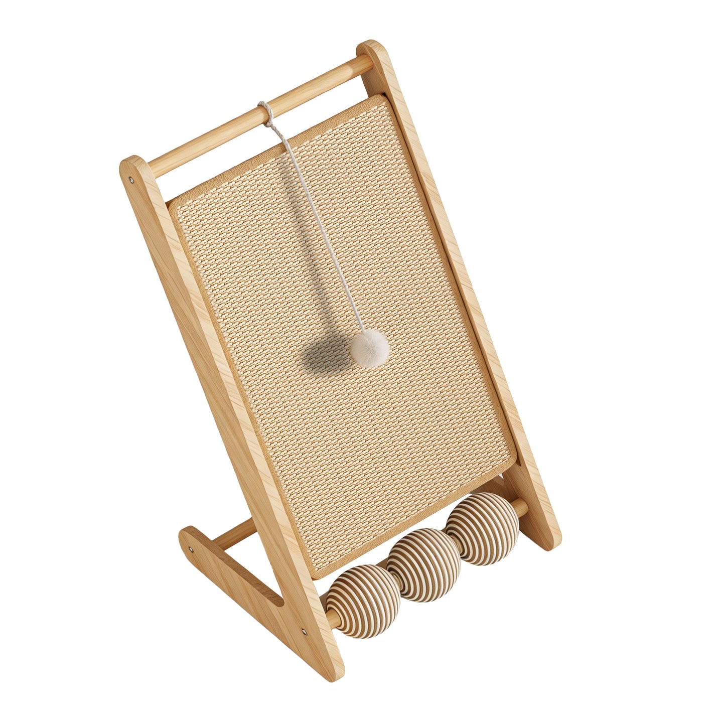 Cat Scratching Post with Ball Attachment - Pet Furniture & Toys