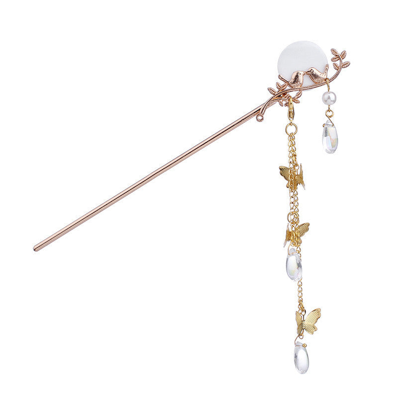 Ancient Style Alloy Hairpin Set for Traditional Hanfu Hair Accessories