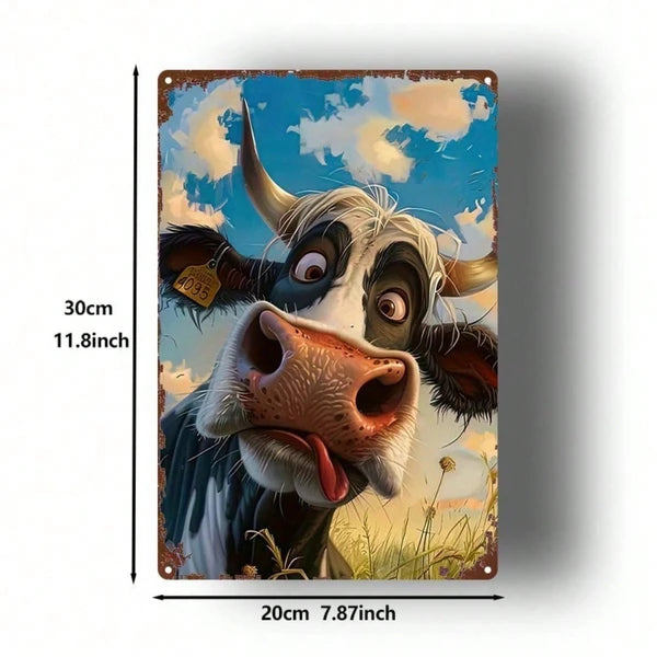 Metal Tin Sign Wall Decoration - 20cm x 20cm