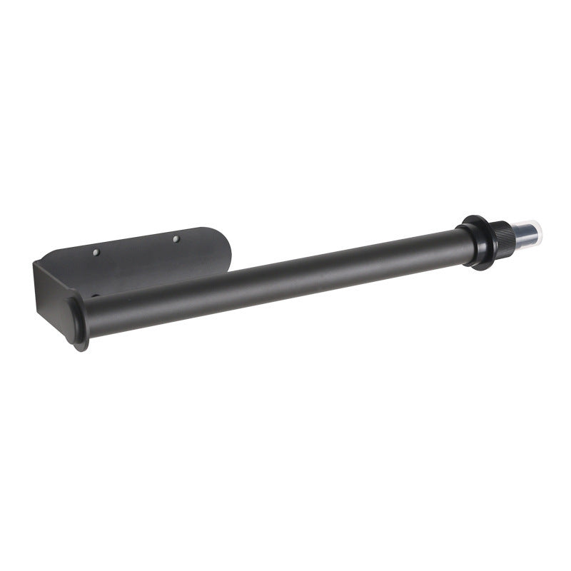 Punch-Free Stainless Steel Wall-Mounted Toilet Paper Holder - Modern Bathroom Storage
