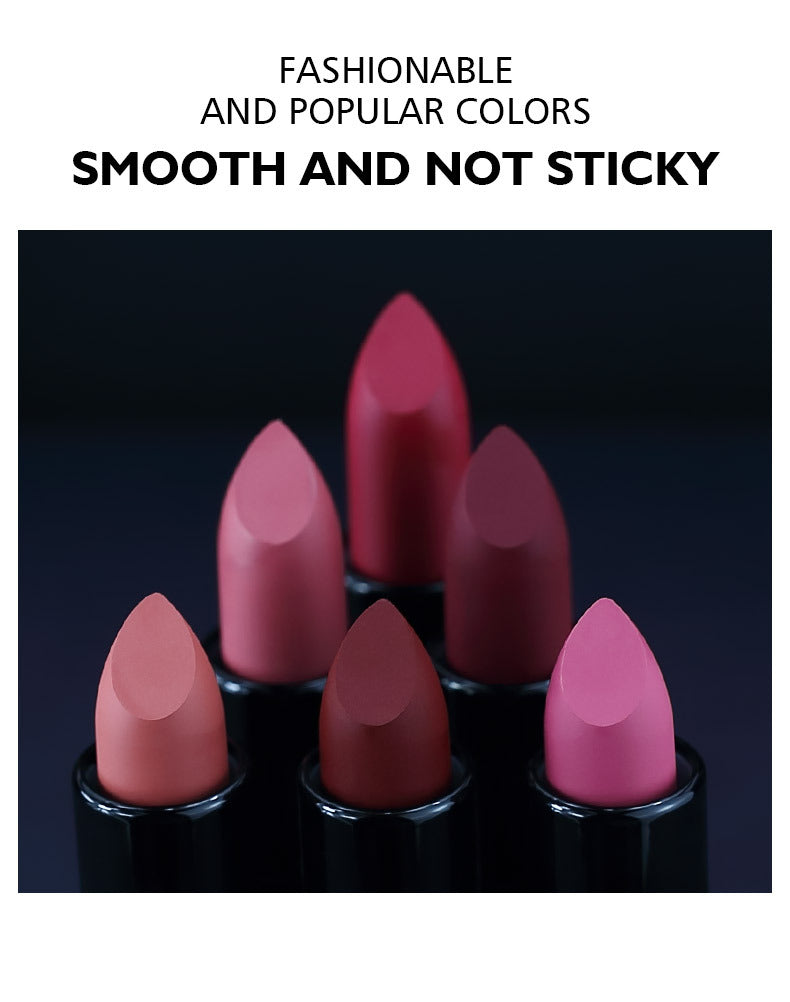 Matte Long-Lasting Lipstick with Moisturizing Formula - Multiple Styles