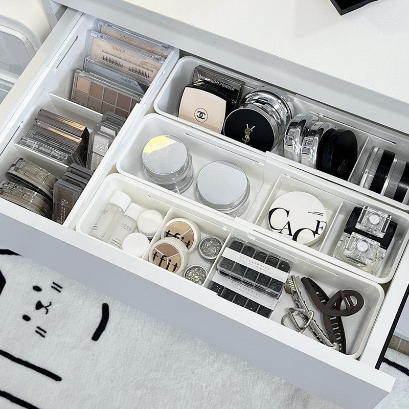 Telescopic Cosmetic Drawer Storage Box - Home Bathroom Organizer