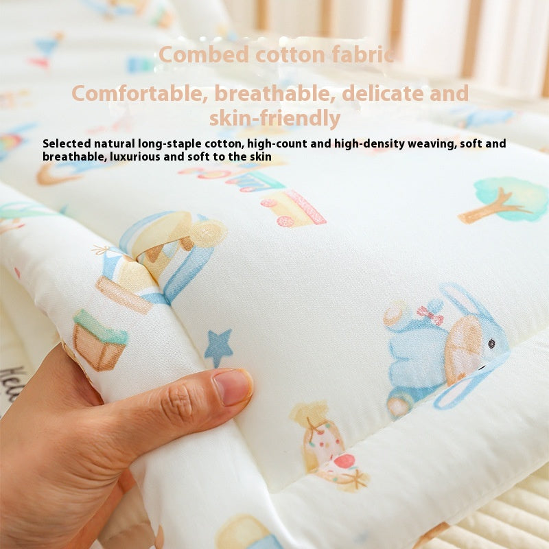 Breathable Baby Bed Enclosure Cotton Bed Fence for Child Safety