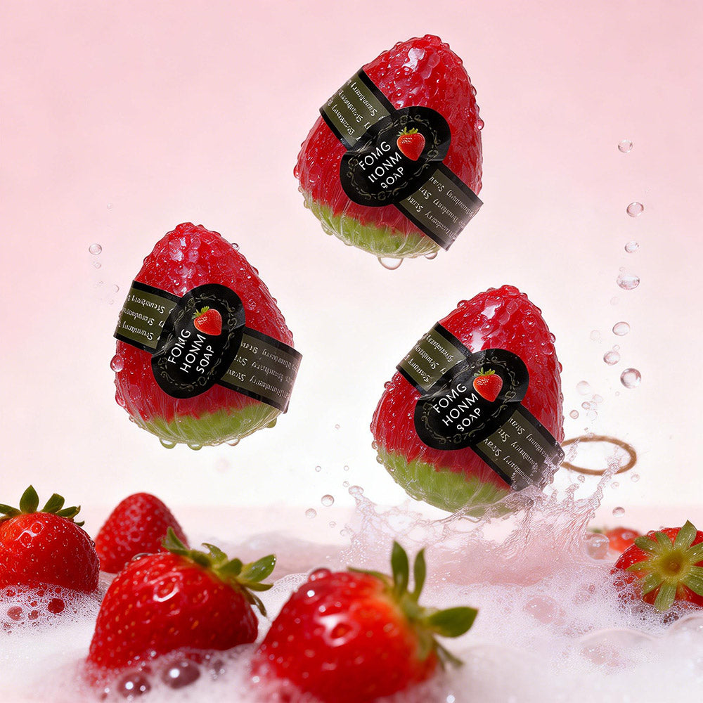 Strawberry Fruit Soap Bar 130g