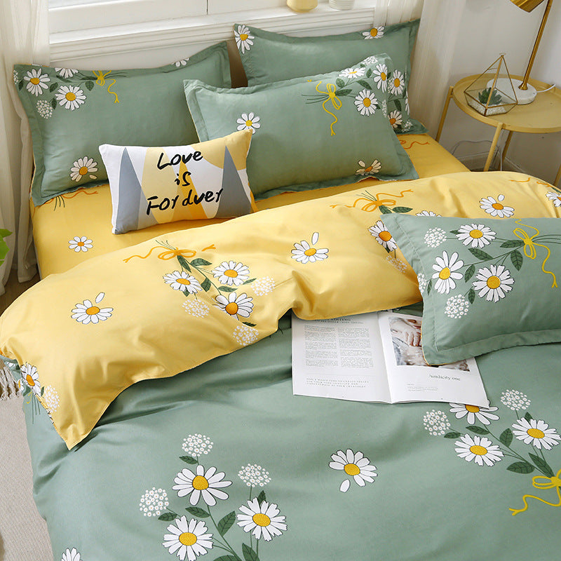 Student Dormitory Single Duvet Cover Set - Autumn & Winter Bedding