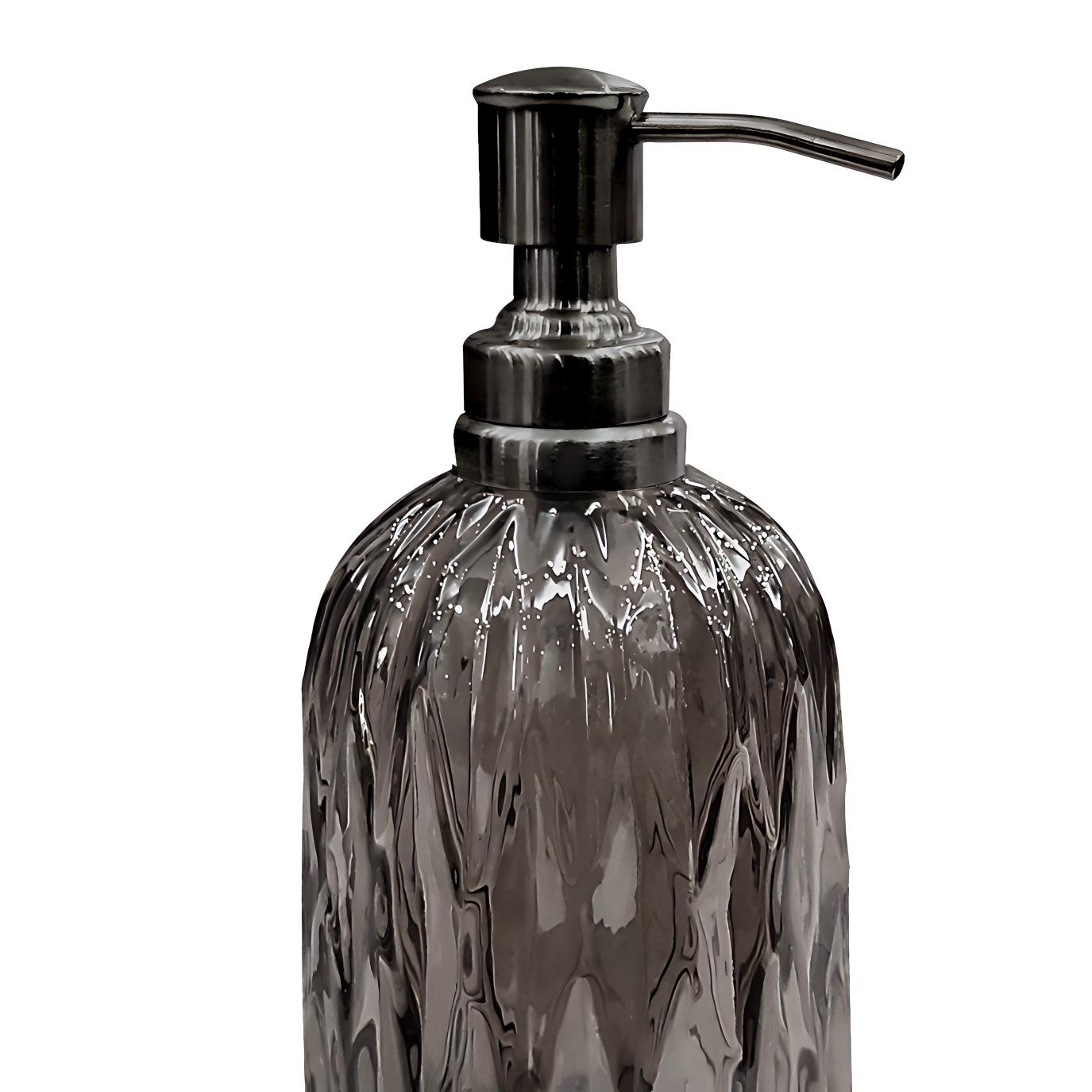 Glass Liquid Soap Dispenser Pump Bottle Bathroom Vanity & Kitchen