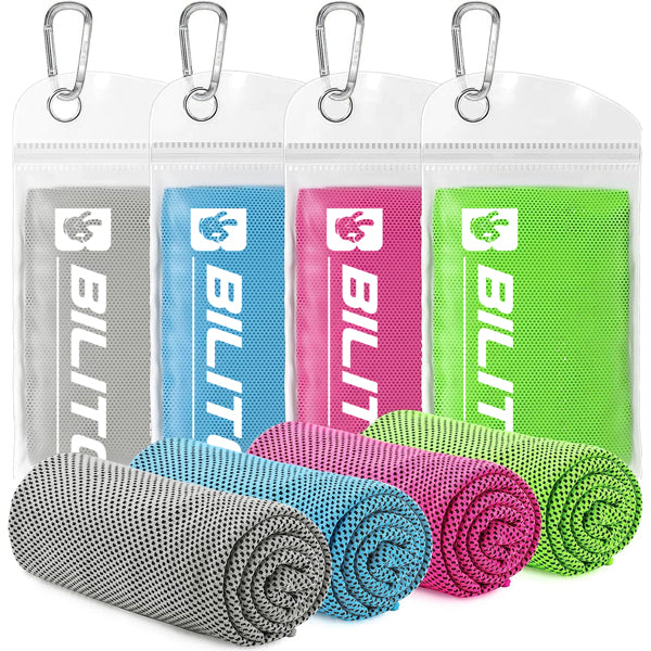 Cooling Towel Set - Soft Microfiber Ice Towels for Sports & Fitness