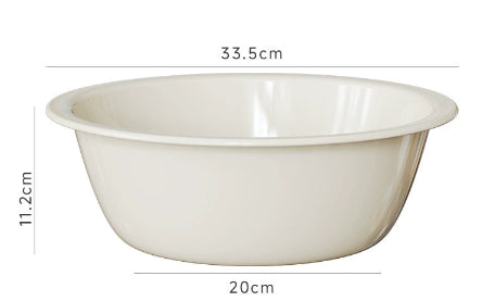 Laundry Basin 30cm Medium Lemon Yellow - Plastic Laundry Trough