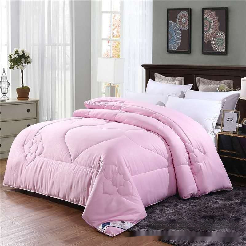 Solid Color Silk Bed Cover - Airable Quilt & Bedding Protector