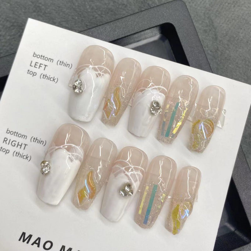 Hand Wear Armor Diamond Beach Glass - Multiple Sizes