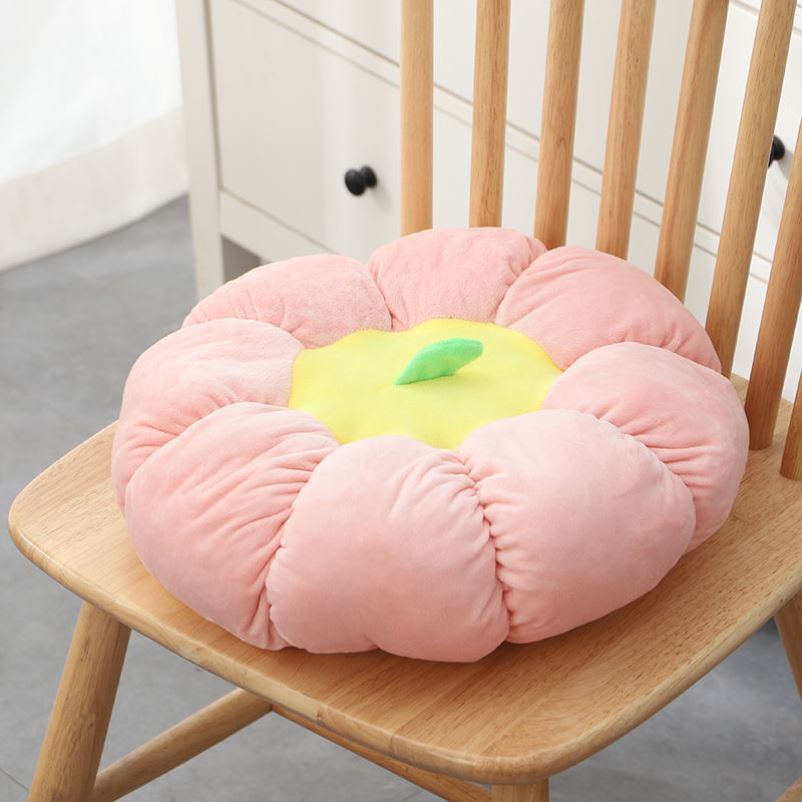 Soft Pumpkin Chair Cushion - Plush Modern Office & Living Room Throw Pillow