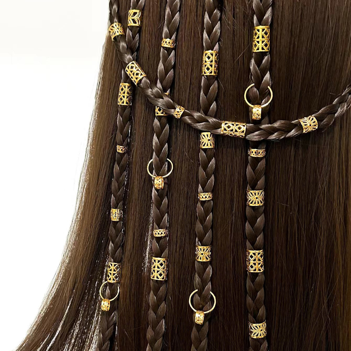 Women's Metal Ponytail Hair Clip - Trendy Circle Hair Accessory