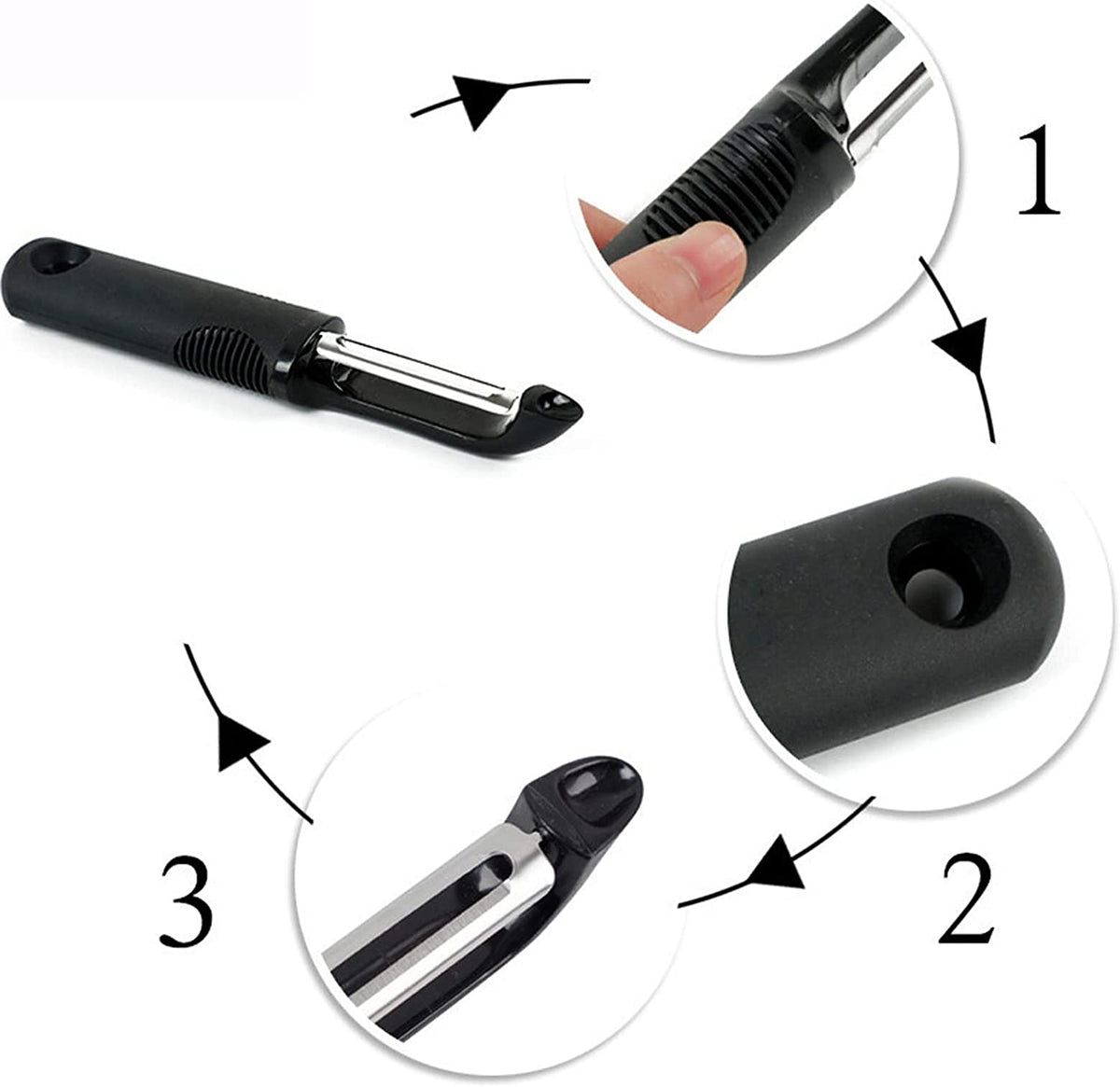 Stainless Steel Fruit & Potato Peeling Knife - Multi-Functional Kitchen Tool