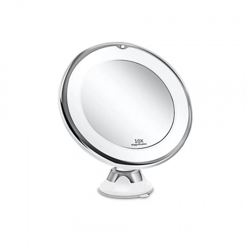 LED Makeup Mirror with Supplement Light - Touch Control, White