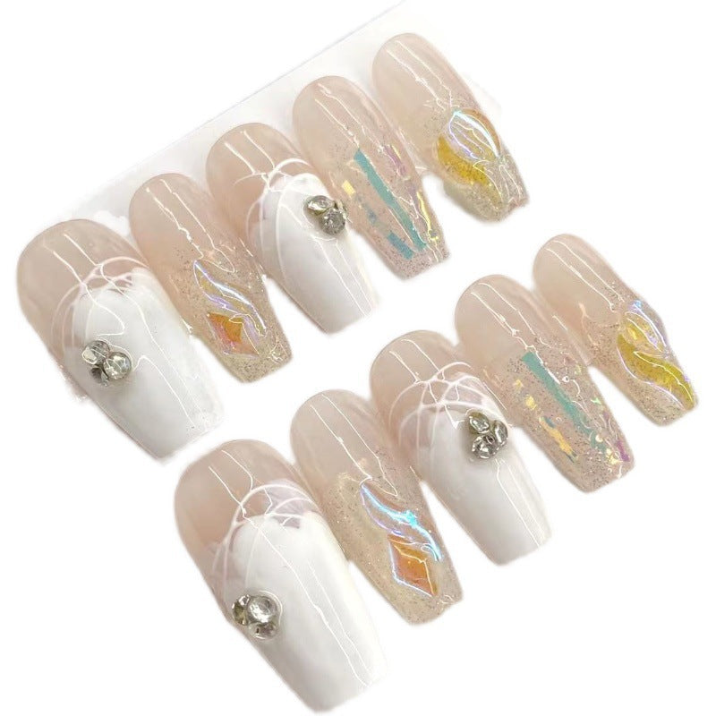 Hand Wear Armor Diamond Beach Glass - Multiple Sizes
